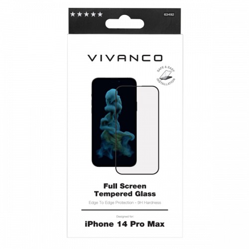 VIVANCO 2.5D JAPAN FULL TEMPERED GLASS IPHONE 14 PRO MAX