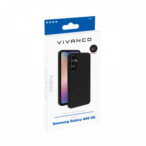 VIVANCO FUSION COVER SAMSUNG A55 5G black backcover