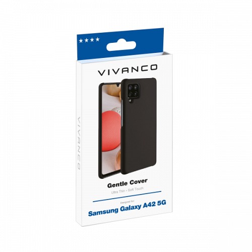 VIVANCO GENTLE COVER SAMSUNG A42 black backcover