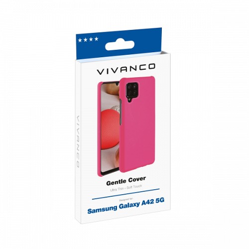 VIVANCO GENTLE COVER SAMSUNG A42 pink backcover