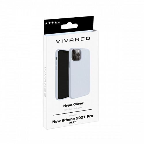 VIVANCO HYPE COVER IPHONE 13 PRO sky blue backcover