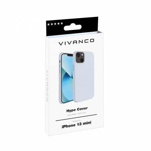 VIVANCO HYPE COVER IPHONE 13 MINI sky blue backcover