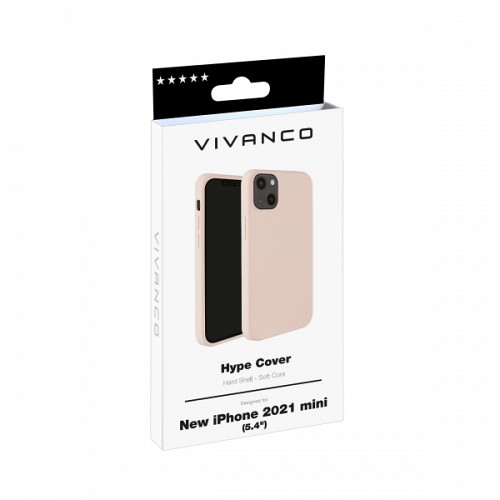 VIVANCO HYPE COVER IPHONE 13 MINI pink backcover