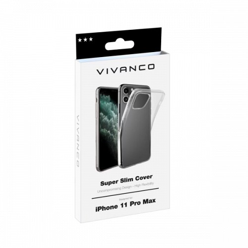 VIVANCO SUPER SLIM CASE IPHONE 11 PRO MAX transparent backcover