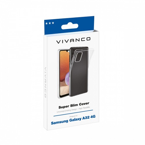 VIVANCO SUPER SLIM CASE SAMSUNG A32 4G transparent backcover