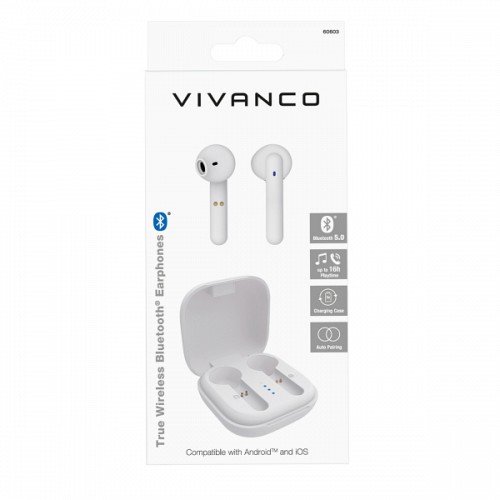 VIVANCO URBAN PAIR BLUETOOTH TWS white