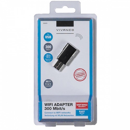 VIVANCO USB MINI WIFI ADAPTER 300Mbits