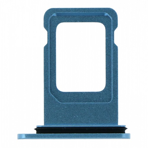 APPLE iPhone XR - SIM Card Tray With Waterproof Ring Rubber Blue Original