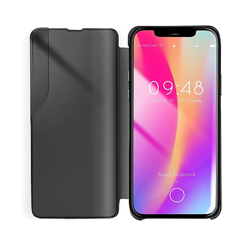 SAMSUNG A025F Galaxy A02s - ΘΗΚΗ SMART VIEW BOOK STYLE ΜΑΥΡΗ