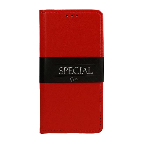 SAMSUNG Galaxy S20 Ultra - ΘΗΚΗ BOOK STYLE ITALIAN LEATHER ΜΑΓΝΗΤΙΚΗ ΚΟΚΚΙΝΗ