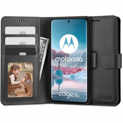 TECH-PROTECT WALLET BOOK CASE MOTOROLA MOTO G05 / E15 black