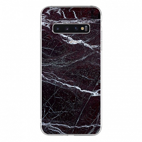 Silicon Marble Case Samsung S10 SM14 Black/White