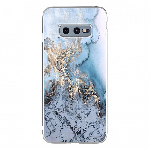 Silicon Marble Case Samsung S10E SM1 Blue