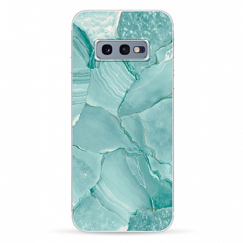Silicon Marble Case Samsung S10E SM3 Green