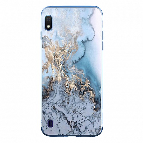 Silicon Marble Case Samsung A10/M10 SM1 Blue