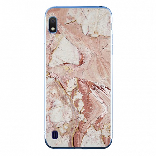 Silicon Marble Case Samsung A10/M10 SM6 White/Brown