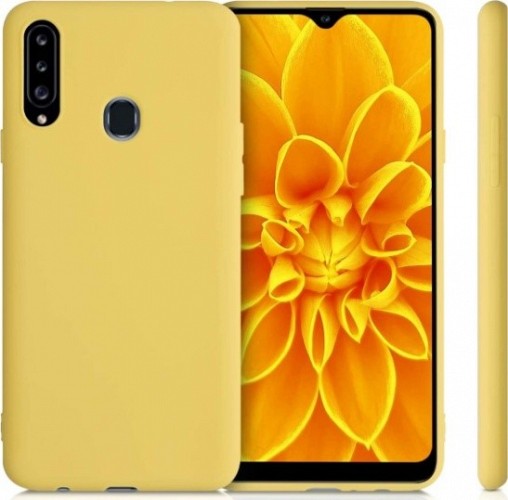My Colors Liquid Silicon For Samsung A20S Yellow