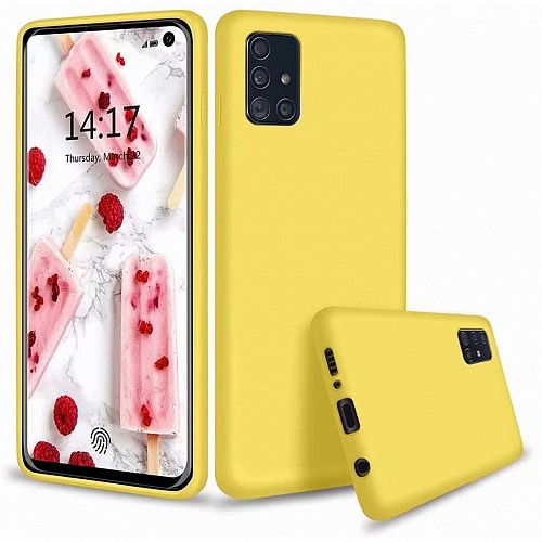 My Colors Liquid Silicon For Samsung A71 Yellow