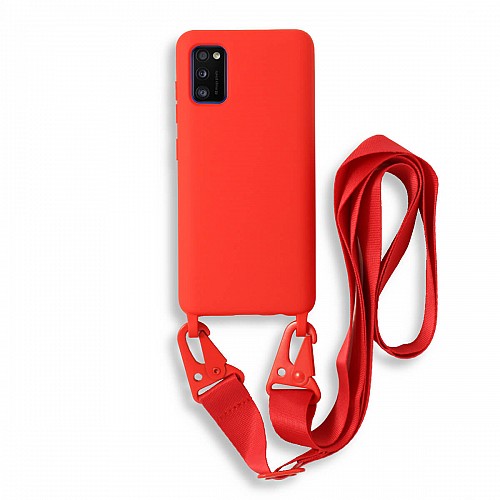 Bodycell Silicon Case   Samsung A41 Red