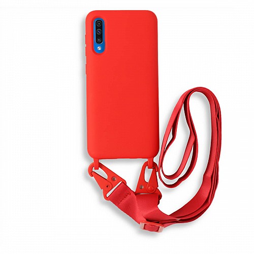 Bodycell Silicon Case   Samsung A50/A50s/A30s Red