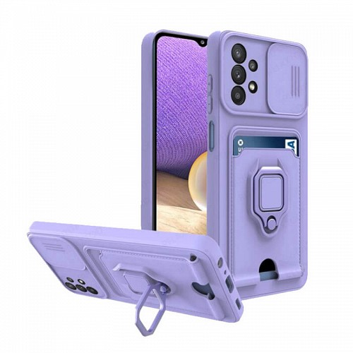 Bodycell Multifunction Case   Samsung A32 5G Purple