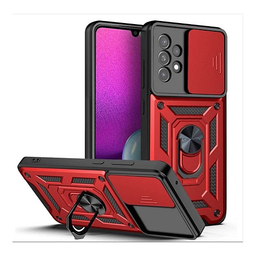 Bodycell Armor Slide Cover Case Samsung A33 5G Red