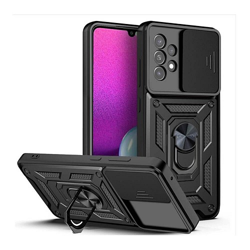 Bodycell Armor Slide Cover Case Samsung A73 5G Black