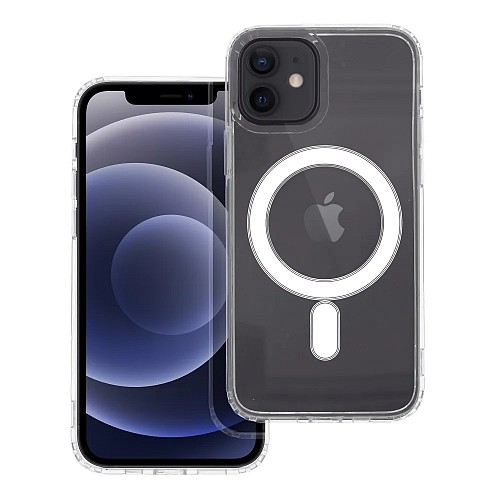 APPLE iPhone 12 / 12 Pro - ΘΗΚΗ ΣΙΛΙΚΟΝΗΣ Mag Cover ΔΙΑΦΑΝΗ