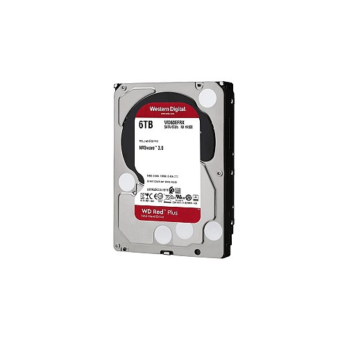 Western Digital Red Plus NAS Hard Drive 6TB 3.5 (CMR) (WD60EFPX)