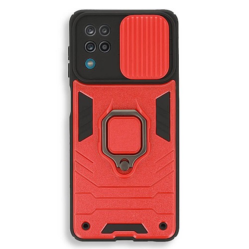 Ring Armor Case Samsung A12 Red