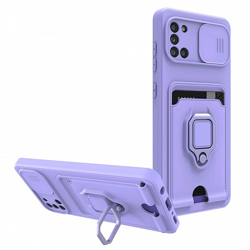 Bodycell Multifunction Case   Samsung A31 Purple