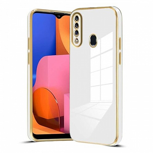 Bodycell Gold Plated Silicon Samsung A20s White