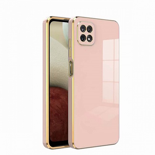 Bodycell Gold Plated Silicon Samsung A22 5G Pink