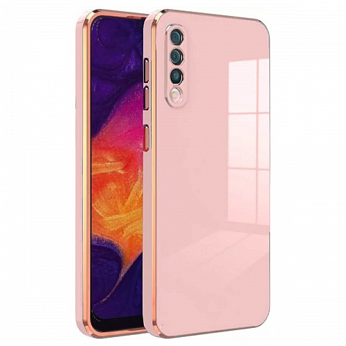 Bodycell Gold Plated Silicon Samsung A70 Pink