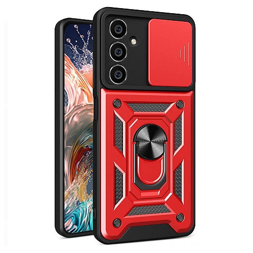 Bodycell Armor Slide Cover Case Samsung S23 FE Red