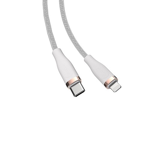 DEVIA cable Star PD USB-C  Lightning 1,5 m 27W 3A White