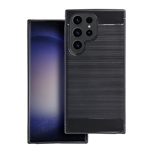 SAMSUNG A155F Galaxy A15 4G / A156B Galaxy A15 5G - ΘΗΚΗ ΣΙΛΙΚΟΝΗΣ CARBON ΜΑΥΡΗ