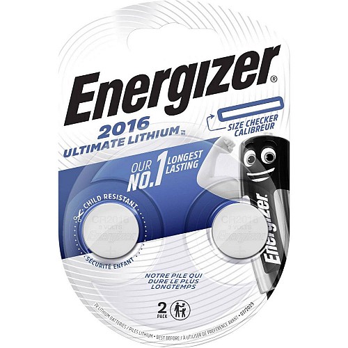 Energizer Ultimate Lithium   CR2016 3V 2 (27614249) (ENE27614249)