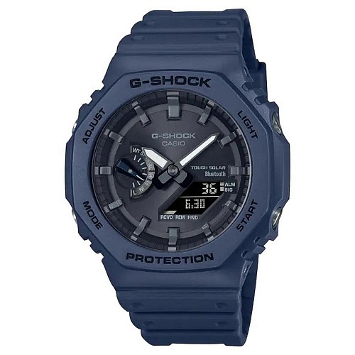 Casio G-Shock Digital Battery Watch with Rubber Strap Blue (GA-B2100-2AER) (CASGAB21002AER)