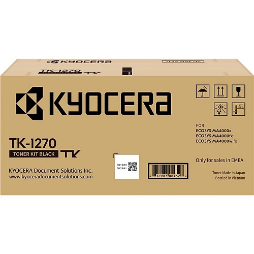 KYOCERA ECOSYS MA4000X TONER BLACK (TK-1270) (KYOTK1270)