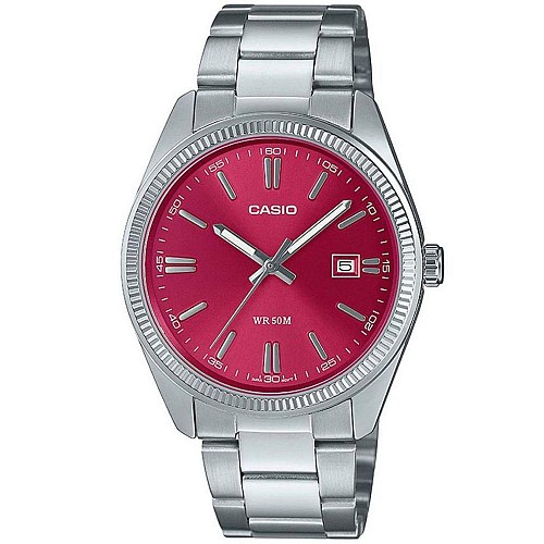 Casio Stainless Steel   Cherry     (MTP-1302PD-4AVEF) (CASMTP-1302PD-4AVEF)