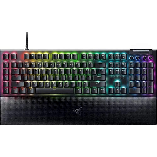 Razer Blackwidow V4 RGB Gaming Mechanical Keyboard Underglow Led Macro Green Clicky Switches (RZ03-04690100-R3M1) (RAZRZ03-04690100-R3M1)