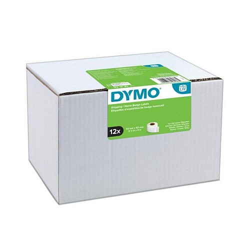   DYMO Shipping And Name Badge Label Value Packaging 12 Pieces (S0722420) (DYM13186)