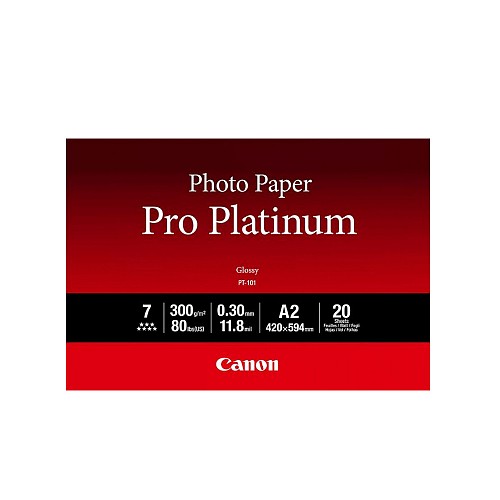 Canon   Pro Platinum A2 Glossy 20  (2768B067) (CAN-PT101A2)