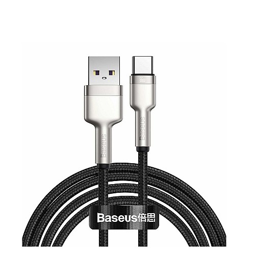 Baseus Cafule Braided USB 2.0 Cable USB-C male - USB-A male  2m (CAKF000201) (BASCAKF000201)