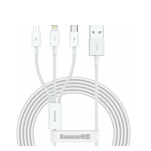 Baseus Superior Series Regular USB to Type-C / Lightning / micro USB Cable 3.5A  1.5m (CAMLTYS-02) (BASCAMLTYS02)