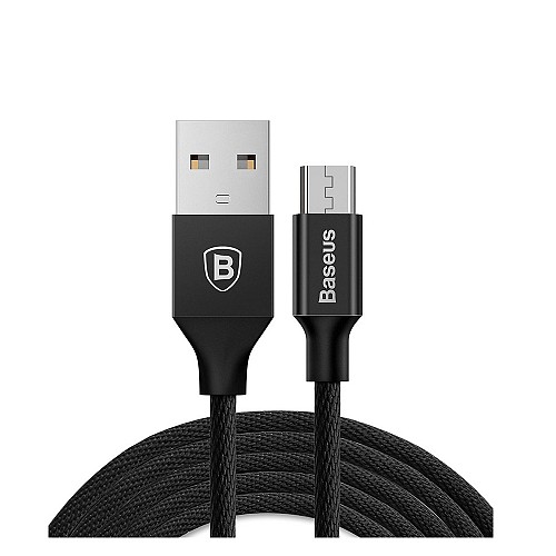 Baseus Yiven Braided USB 2.0 to micro USB Cable  1.5m (CAMYW-B01) (BASCAMYWB01)