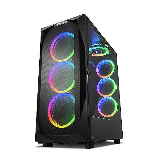 Sharkoon REV300 Gaming Full Tower       RGB   (REV300BRGB) (SHRREV300BRGB)