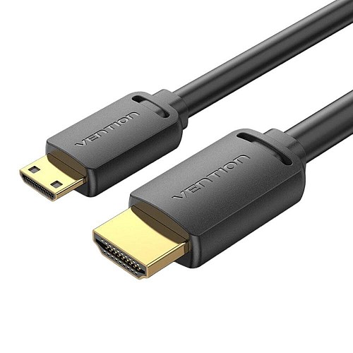 VENTION Mini HDMI to HDMI 4K HD Cable 1M Black (AGHBF) (VENAGHBF)