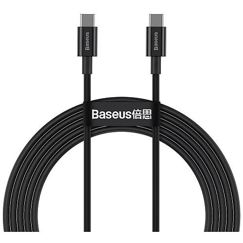 Baseus Type-C - Type-C Superior cable Quick Charge / Power Delivery / FCP 100W 5A 20V 2m black (CATYS-C01) (BASCATYS-C01)